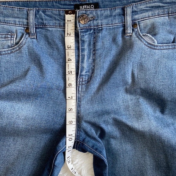 Buffalo David Bitton Aubrey Mid Rise Stretch Super Soft Ankle Grazer Jeans 10/30 - Picture 11 of 12